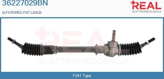 REAL 36227029BN - Рульовий механізм, рейка avtolavka.club