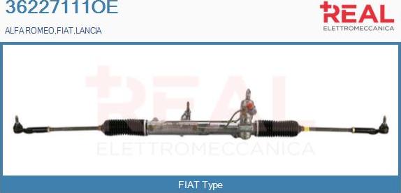 REAL 36227111OE - Рульовий механізм, рейка avtolavka.club