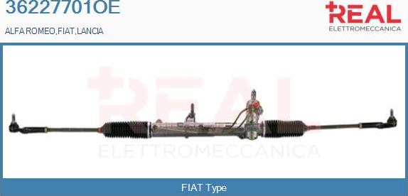 REAL 36227701OE - Рульовий механізм, рейка avtolavka.club