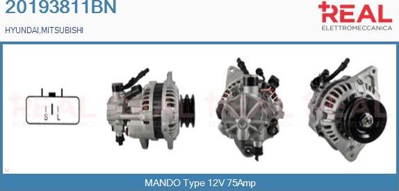 REAL 20193811BN - Генератор avtolavka.club