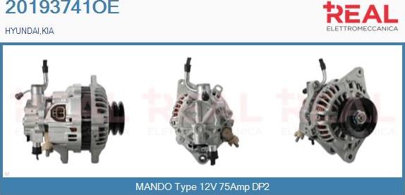 REAL 20193741OE - Генератор avtolavka.club