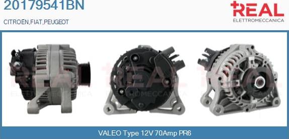 REAL 20179541BN - Генератор avtolavka.club