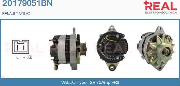 REAL 20179051BN - Генератор avtolavka.club