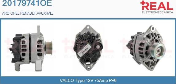 REAL 20179741OE - Генератор avtolavka.club