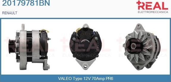 REAL 20179781BN - Генератор avtolavka.club
