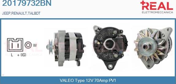 REAL 20179732BN - Генератор avtolavka.club