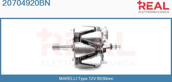 REAL 20704920BN - Ротор, генератор avtolavka.club