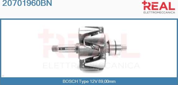 REAL 20701960BN - Ротор, генератор avtolavka.club