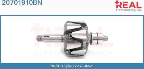 REAL 20701910BN - Ротор, генератор avtolavka.club