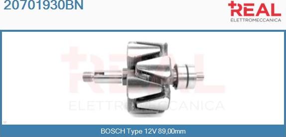 REAL 20701930BN - Ротор, генератор avtolavka.club