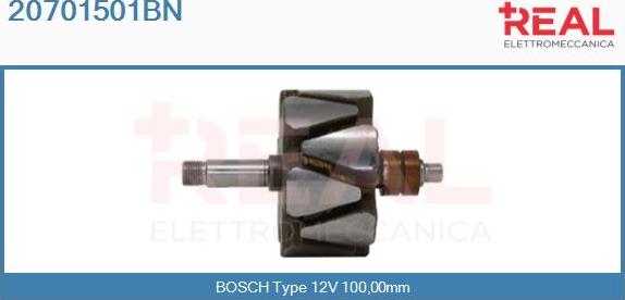 REAL 20701501BN - Ротор, генератор avtolavka.club