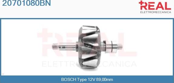 REAL 20701080BN - Ротор, генератор avtolavka.club