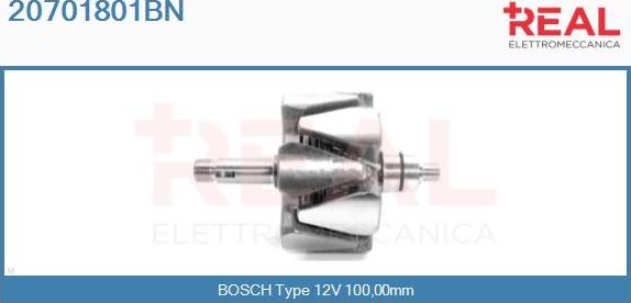 REAL 20701801BN - Ротор, генератор avtolavka.club
