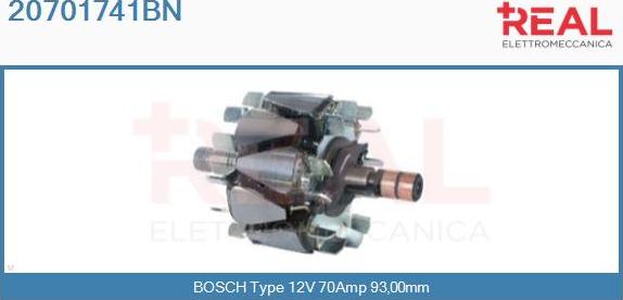 REAL 20701741BN - Ротор, генератор avtolavka.club