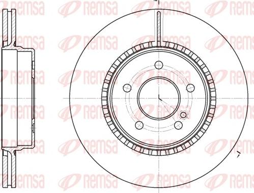 Remsa 6929.10 - Гальмівний диск avtolavka.club