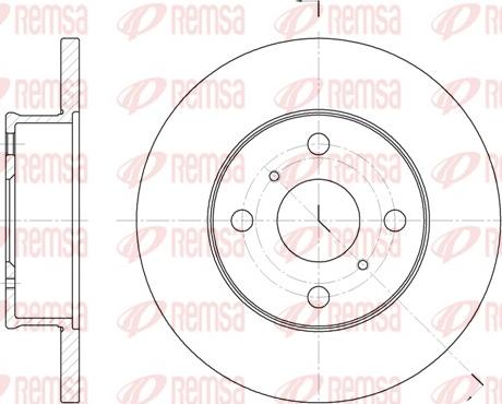 Remsa 6401.00 - Гальмівний диск avtolavka.club