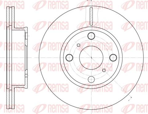 Remsa 6402.10 - Гальмівний диск avtolavka.club