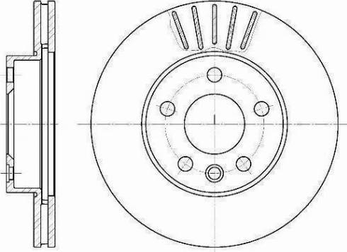 BOSCH 986478846 - Гальмівний диск avtolavka.club