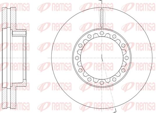 Roulunds Rubber WD01322 - Гальмівний диск avtolavka.club