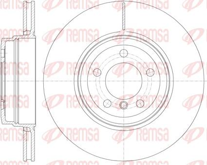 Remsa 61141.10 - Гальмівний диск avtolavka.club