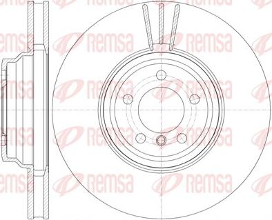 Remsa 61132.10 - Гальмівний диск avtolavka.club