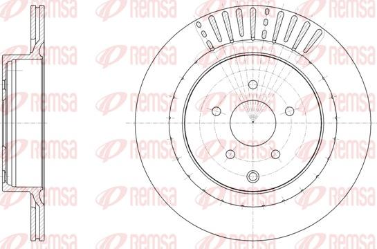 Remsa 61897.10 - Гальмівний диск avtolavka.club