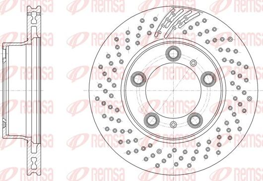 Remsa 61863.11 - Гальмівний диск avtolavka.club