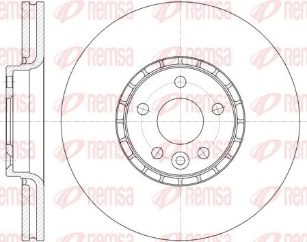 Remsa 61319.10 - Гальмівний диск avtolavka.club