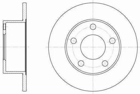 BOSCH 986478132 - Гальмівний диск avtolavka.club