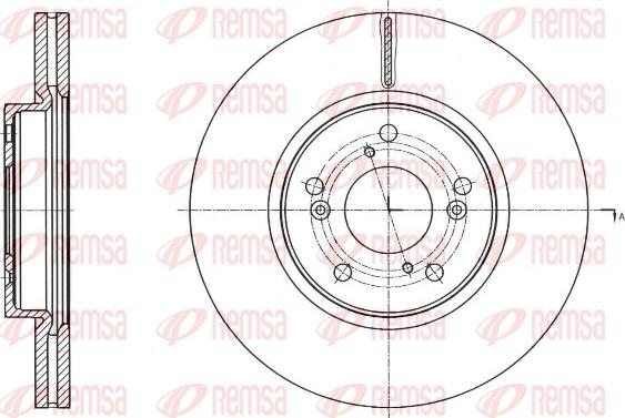 Remsa 61754.10 - Гальмівний диск avtolavka.club