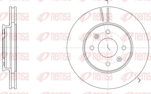 Remsa 61784.10 - Гальмівний диск avtolavka.club