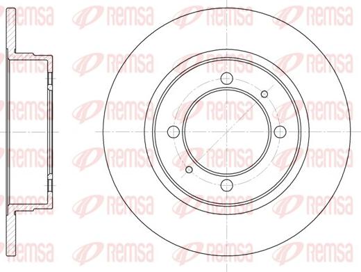 Remsa 6390.00 - Гальмівний диск avtolavka.club