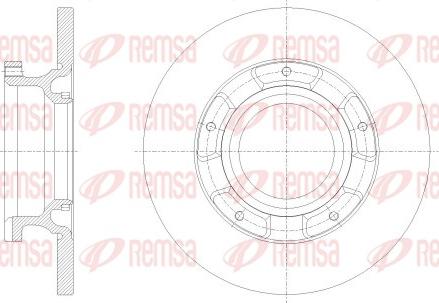 Remsa 62534.00 - Гальмівний диск avtolavka.club