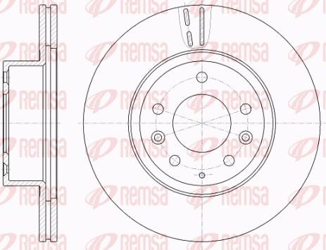 Remsa 62007.10 - Гальмівний диск avtolavka.club