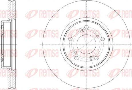 Remsa 62108.10 - Гальмівний диск avtolavka.club