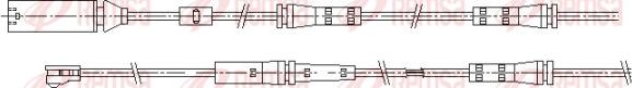Remsa 001163 - Сигналізатор, знос гальмівних колодок avtolavka.club