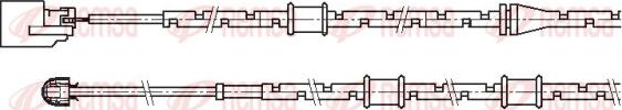 Remsa 001177 - Сигналізатор, знос гальмівних колодок avtolavka.club
