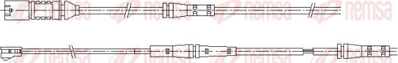 Remsa 001201 - Сигналізатор, знос гальмівних колодок avtolavka.club