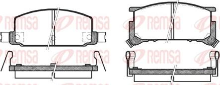 BOSCH 0986424097 - Гальмівні колодки, дискові гальма avtolavka.club