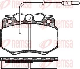 Remsa 0170.04 - Гальмівні колодки, дискові гальма avtolavka.club