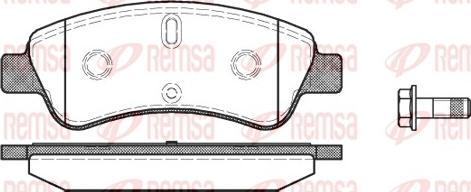 Remsa 0840.10 - Гальмівні колодки, дискові гальма avtolavka.club