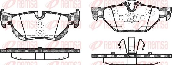 Remsa 1145.10 - Гальмівні колодки, дискові гальма avtolavka.club