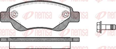 Remsa 1177.00 - Гальмівні колодки, дискові гальма avtolavka.club