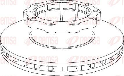 Remsa NCA1048.20 - Гальмівний диск avtolavka.club