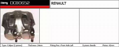 Remy DC80652 - Гальмівний супорт avtolavka.club