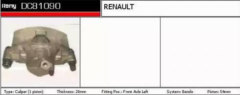 Remy DC81090 - Гальмівний супорт avtolavka.club