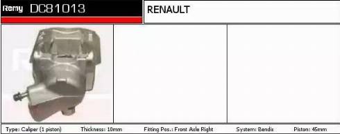 Remy DC81013 - Гальмівний супорт avtolavka.club