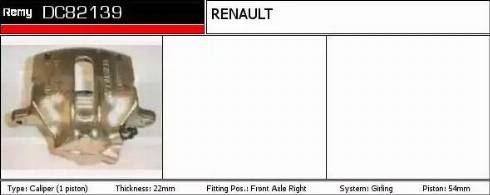 Remy DC82139 - Гальмівний супорт avtolavka.club