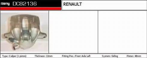 Remy DC82136 - Гальмівний супорт avtolavka.club