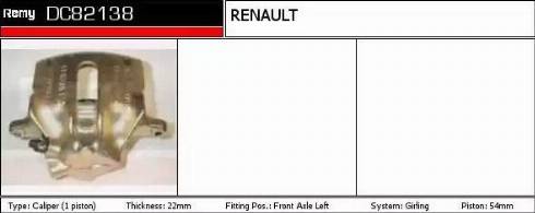 Remy DC82138 - Гальмівний супорт avtolavka.club